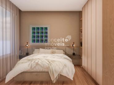 Apartamento de 75m² à Venda, 3 quartos - Joinville - Ref. 518005-4