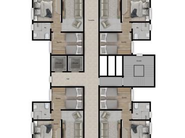 Apartamento de 66m² à Venda, 3 quartos - Ponta Grossa - Ref. 524949-4