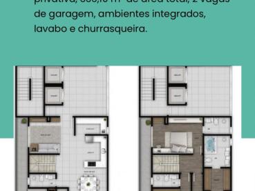 Cobertura de 93m² à Venda, 2 quartos - Ponta Grossa - Ref. 524969-4