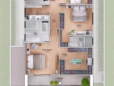 Sobrado de 273m² à Venda, 3 quartos - Ponta Grossa - Ref. 525345-4