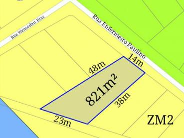 Terreno de 821m² à Venda - Ponta Grossa - Ref. 522868-4