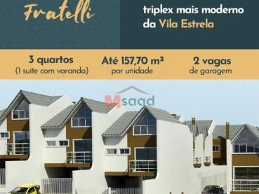 Sobrado de 157m² à Venda, 3 quartos - Ponta Grossa - Ref. 404008-4