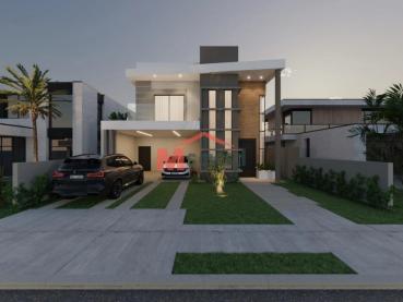 Casa em Condomínio de 356m² à Venda, 4 quartos - Ponta Grossa - Ref. 517722-4