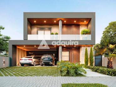 Casa de 310m² à Venda, 3 quartos - Ponta Grossa - Ref. 518962-4