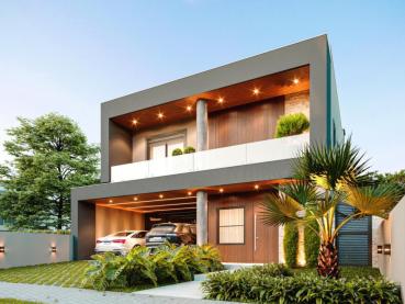 Casa em Condomínio de 310m² à Venda, 3 quartos - Ponta Grossa - Ref. 528616-4