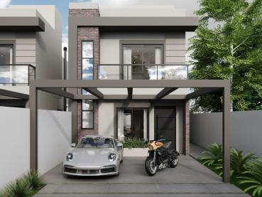 Sobrado de 110m² à Venda, 3 quartos - Ponta Grossa - Ref. 522745-4